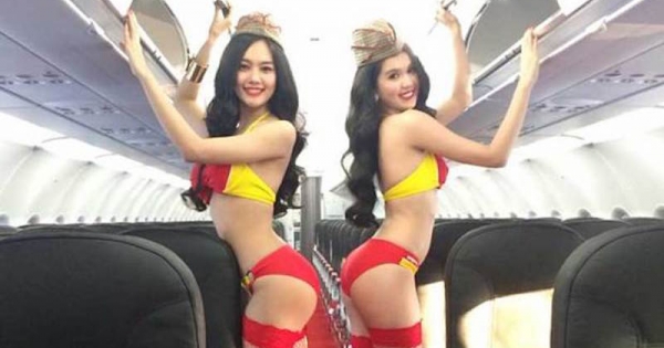 这家越南航空推出了全球首位「性感比基尼空姐」服务，大家一看完她们的制服就去抢机票抢到手软了！